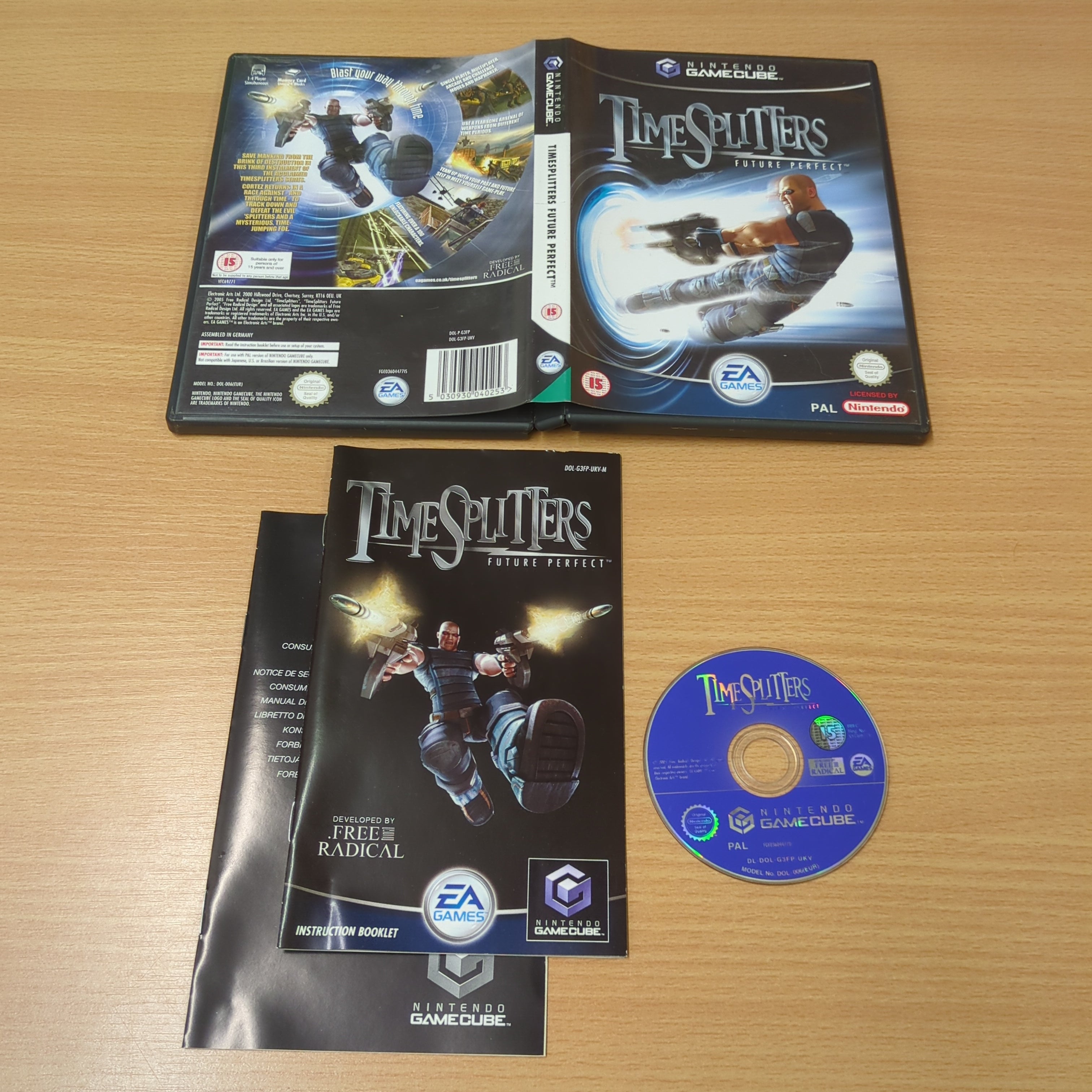 Timesplitters Future Perfect Nintendo GameCube game Timesplitters Future Perfect Nintendo GameCube game